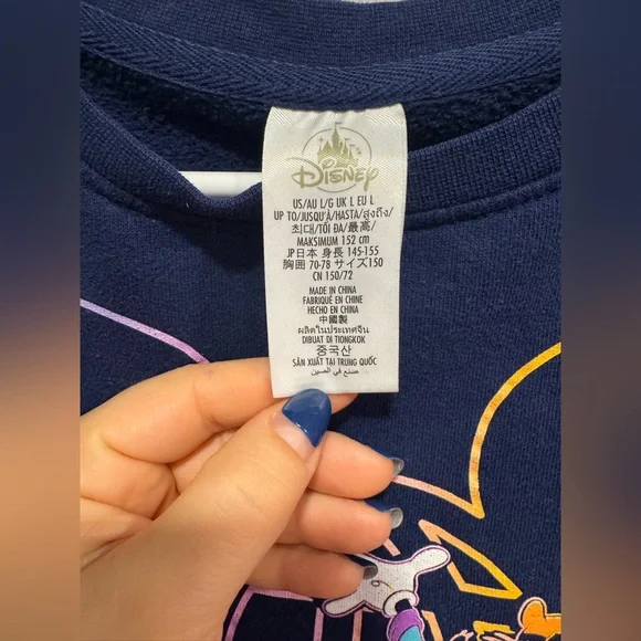 Disney Sweater Mickey Pluto and Friends Youth Size Large - Picture 4 of 5